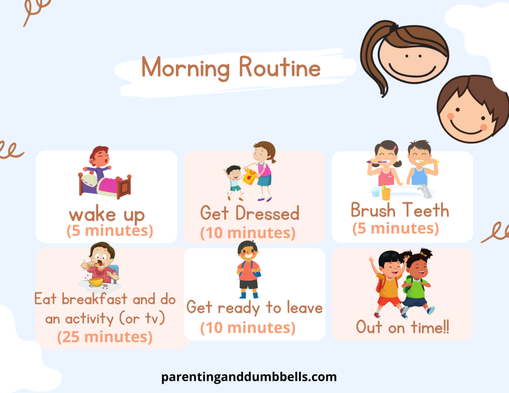 morning routine for kids